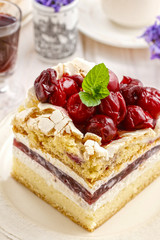 Cherry layer cake