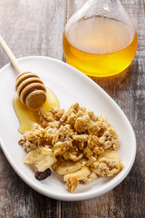 Muesli with honey