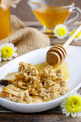 Muesli with honey