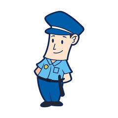 cartoon policeman