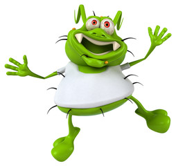 Germ with a white tshirt