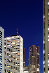 Fototapeta premium 新宿高層ビルの夜景 