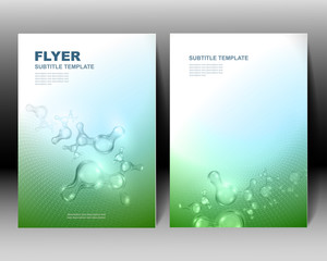 Vector brochure template design