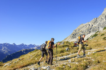 Wanderzeit in den Bergen