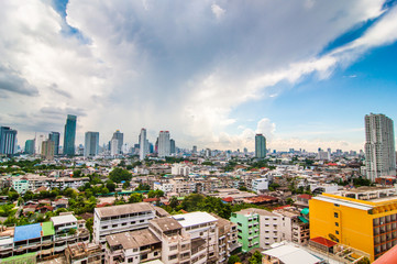 Obraz premium Day view city scape of Bangkok