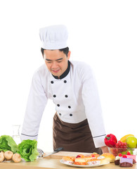 asian male chef