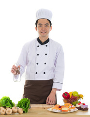 asian male chef