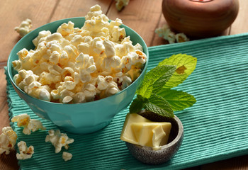popcorn with butter and salt