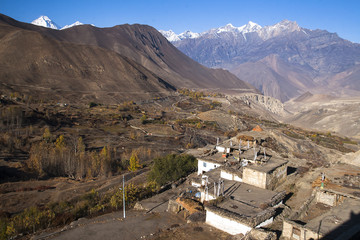 view of the village Jharkot