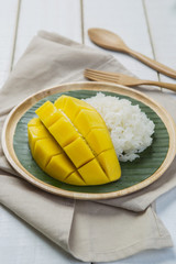 Mango sticky rice,Mango