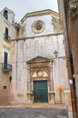 Fototapeta na wymiar Church of St. Maria di Porta Santa. Andria. Puglia. Italy. 