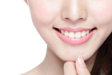 Obraz premium young woman health teeth