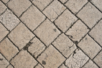 Obraz premium Cracked Stone Plates background