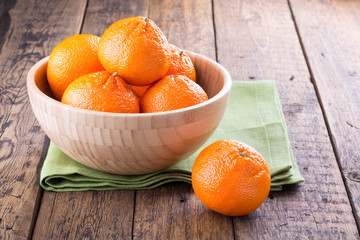 Tangerines in a bowl