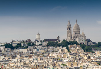 Fototapeta na wymiar Hill of Montmartre, Paris