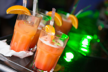 cocktails with orange