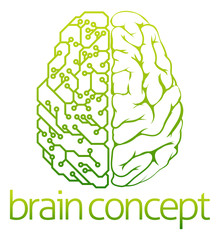 Brain electrical circuit design