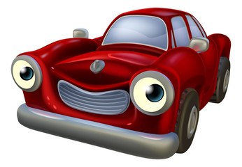Fototapeta na wymiar Car cartoon character