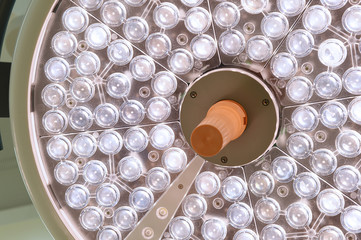 surgical lamps in operation room. 