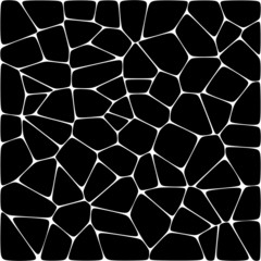Vector seamless black and white abstract pattern