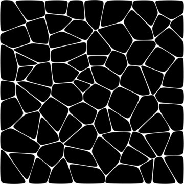Vector seamless black and white abstract pattern © siaminka