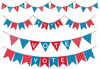Obraz premium election garland