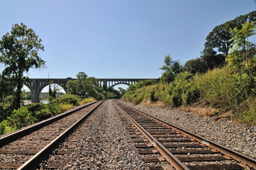 Fototapeta premium Train tracks