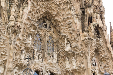 Sagrada Familia en détails - Barcelone, Espagne
