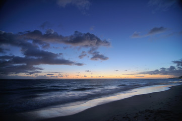 Fototapeta na wymiar Sunrise in Punta Cana, Dominican Republic