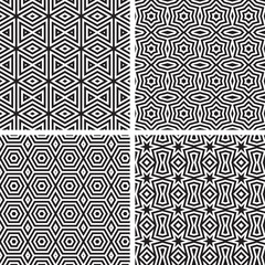 Geometric Ornaments Pattern Set.