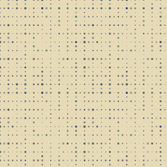 Beige Dot Pattern. Vector Background.