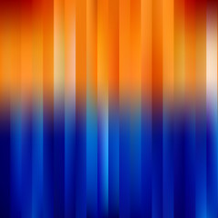 Blue-Orange Abstract Striped Background.