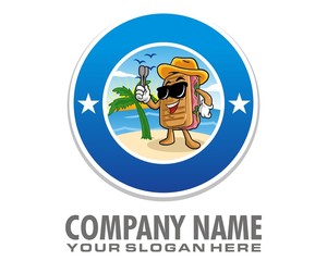 sandwiches on the beach