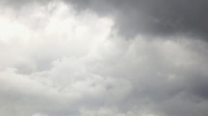 Naklejka na ściany i meble gray sky during thunderstorm