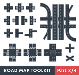 Obraz premium Road Map Toolkit