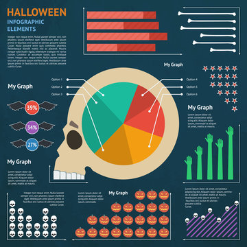 Halloween Infographic Elements