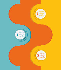 cardboard labels with figures from. Vector design element set.