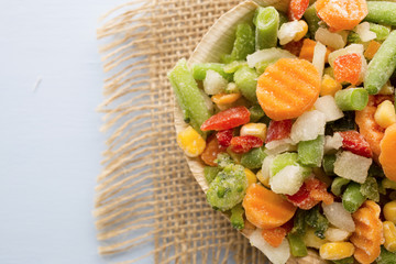 Frozen vegetables.