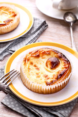 Selbstgemachte käsekuchen