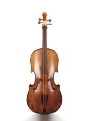 Obraz premium Skrzypce na białym tle