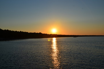 Naklejka premium Sunrise in early morning