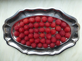 Rubus idaeus raspberry, also called red raspberry 