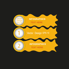 Modern infographics cercles. Vector design
