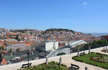 Fototapeta na wymiar Lisbon Panorama, Portugal