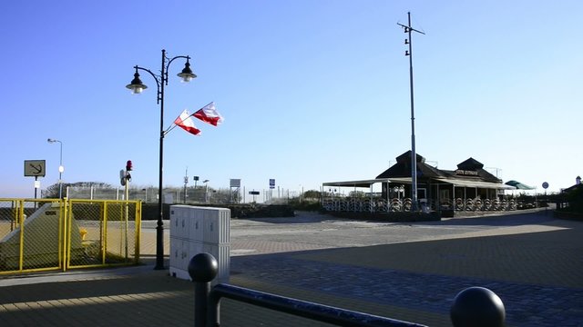 Hafen von Ustka, Stolpm&uuml;nde, Polen

