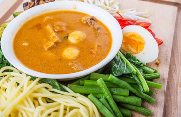 Malaysian Curry Noodles Ingredients