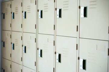 Old and rusted locker