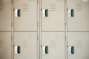 Old and rusted locker