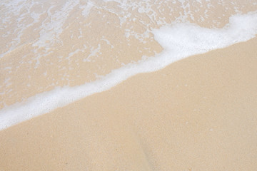 Wave roll into beach
