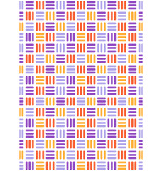 Seamless bright fun abstract mosaic knitted pattern isolated on